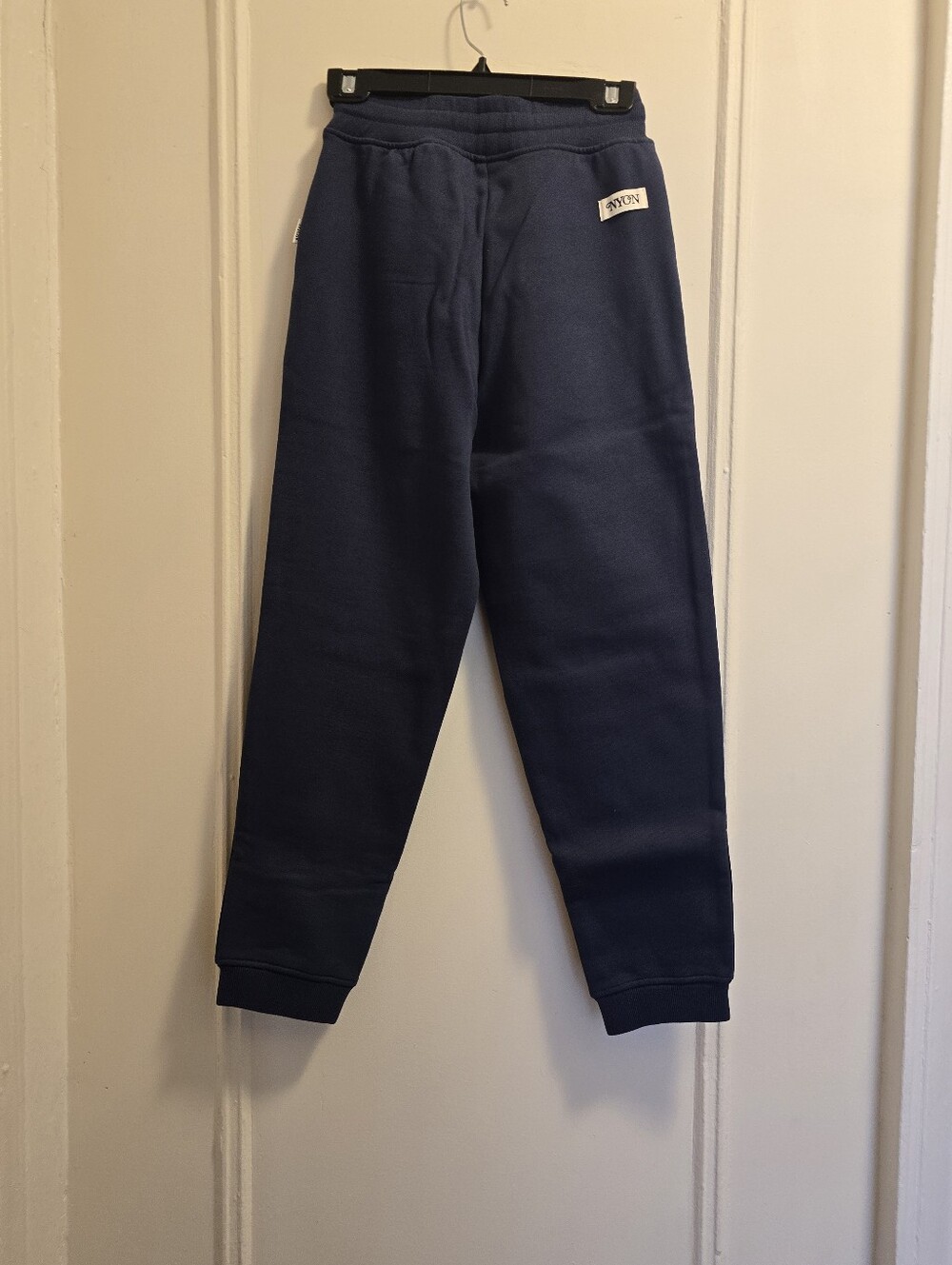 NWT New York or Nowhere (NYON) Signature Drawstring Sweatpants in Navy - Sz XS - Picture 9 of 14